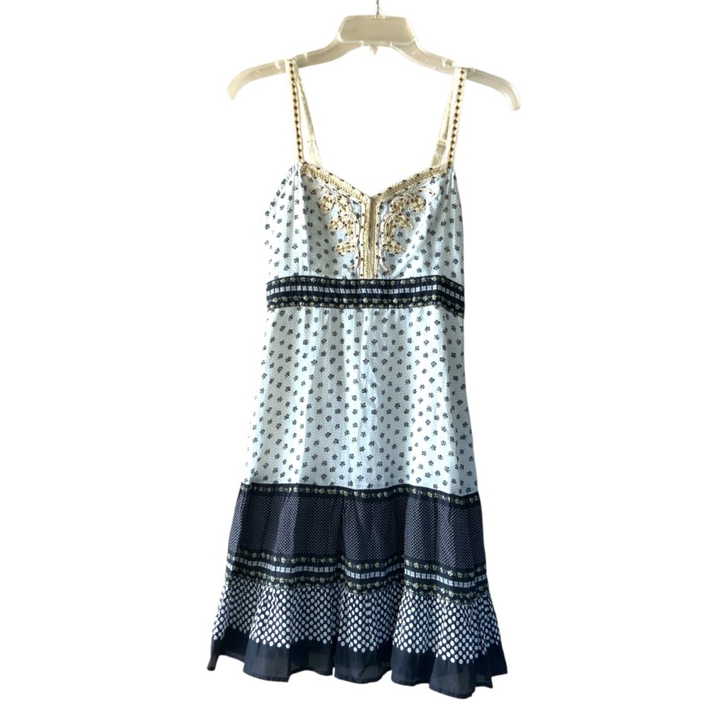 Free People Vintage Y2K  Multi-Color Floral Cottagecore Mini Dress